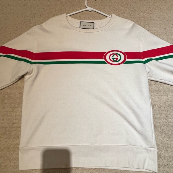 Gucci Interlocking G Long Sleeve Sweater - Picture 1 of 9